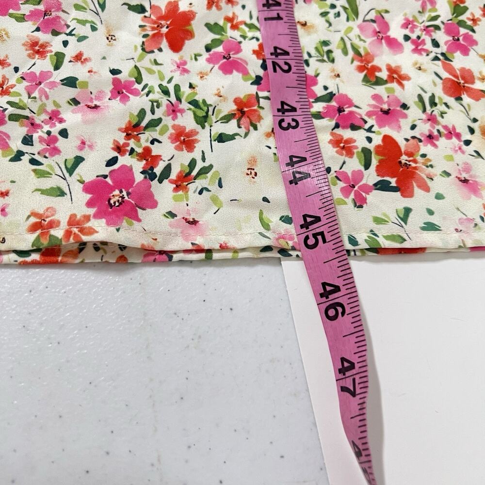 NEW Commence Midi Dress Size L Pink Floral Babydoll Milkmaid Garden Fairy Boho - Picture 13 of 13